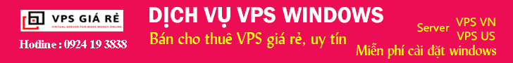  Thuê VPS Windows giá rẻ